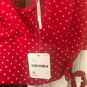 NWT Free People Red and White set